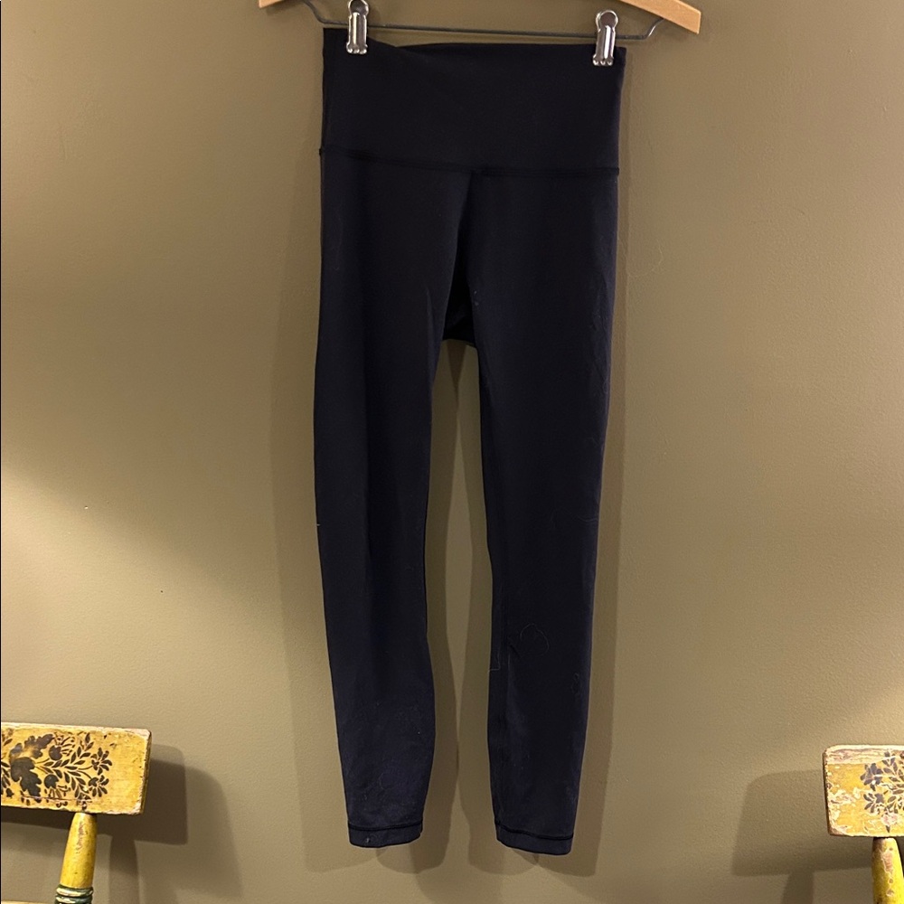lululemon athletica Black Wide-Waist Leggings